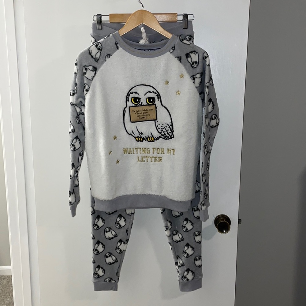Harry Potter Hedwig PJ set “waiting for my letter” S